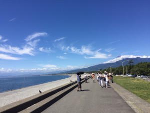 沼津の海と富士山